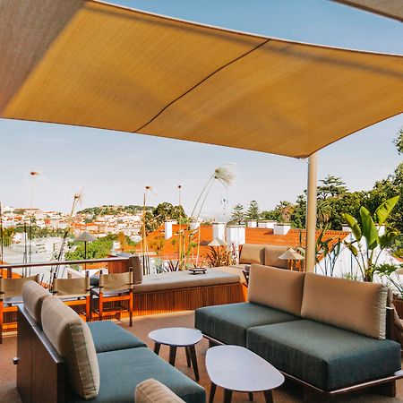 The Vintage Hotel & Spa Lisboa Kültér fotó The rooftop bar at the Hotel