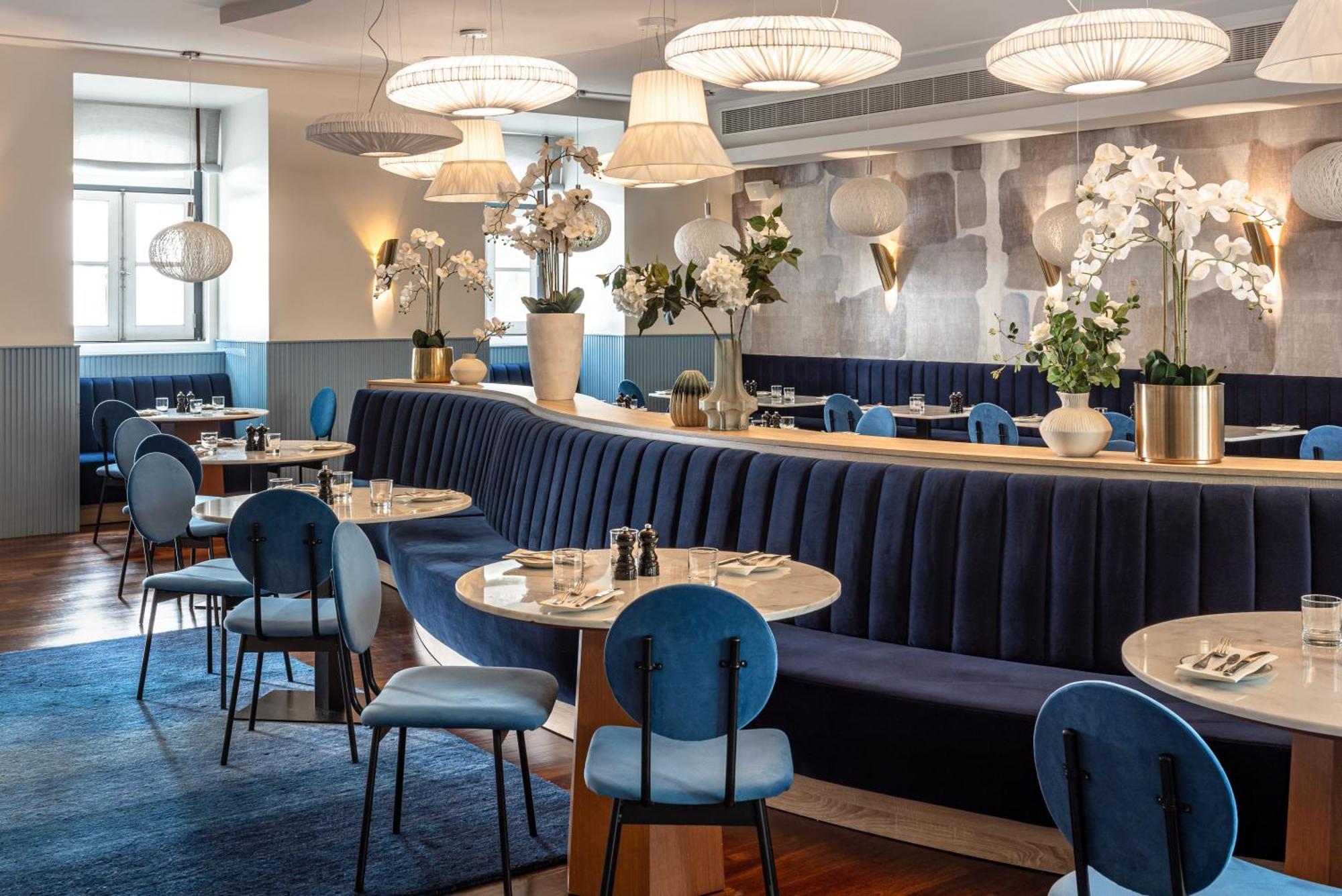The Vintage Hotel & Spa Lisboa Kültér fotó Interior of the restaurant